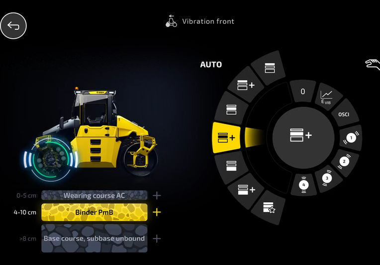 ASPHALT MANAGER controls automatically.